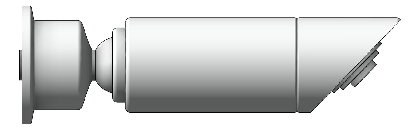 Left Image of ShowerHead Wall Raymor Atlanta Swivel