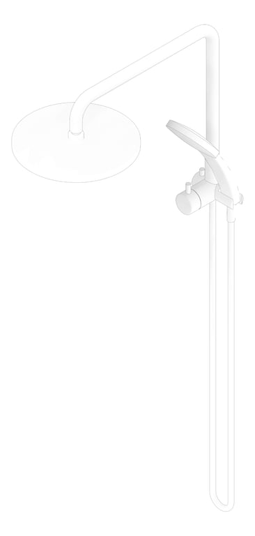 3D Documentation Image of Shower Dual Raymor Winton Compact Round
