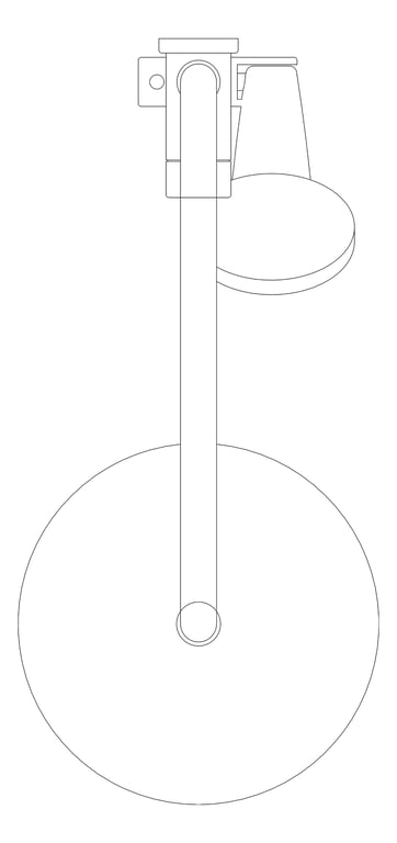 Plan Image of Shower Dual Raymor Winton Compact Round