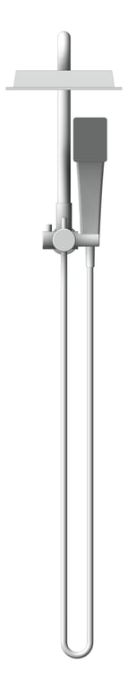 Front Image of Shower Dual Raymor Winton Compact Square