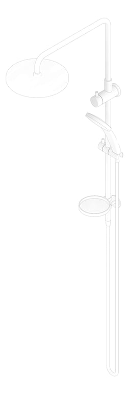 3D Documentation Image of Shower Dual Raymor Winton Round Handheld