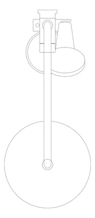 Plan Image of Shower Dual Raymor Winton Round Handheld