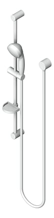 3D Shaded Image of Shower Hand Raymor Armada Rail