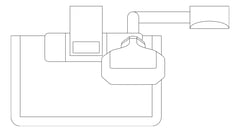 Plan Image of Shower Hand Raymor Sigma Rail 3Function