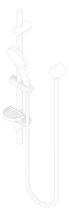 3D Documentation Image of Shower Hand Raymor Winton Rail