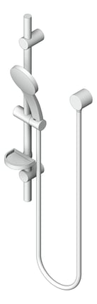 3D Shaded Image of Shower Hand Raymor Winton Rail