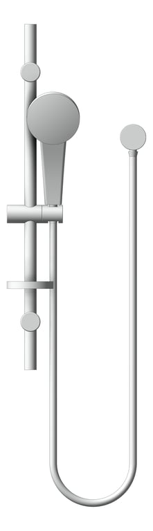 Front Image of Shower Hand Raymor Winton Rail