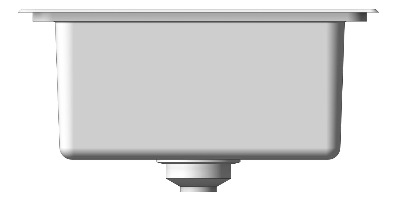 Left Image of Sink Kitchen Raymor Projix Right Single