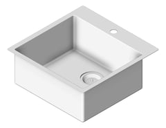 3D Shaded Image of Sink Laundry Raymor Projix Single