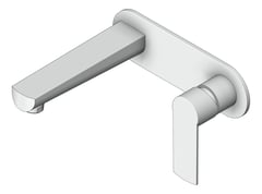 3D Shaded Image of MixerSet Wall Raymor Alpha BathBasinSet 160