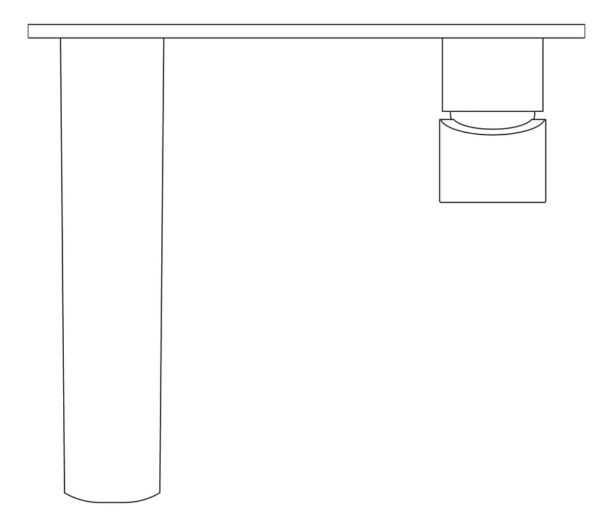 Plan Image of MixerSet Wall Raymor Alpha BathBasinSet 160