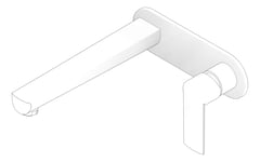 3D Documentation Image of MixerSet Wall Raymor Alpha BathBasinSet 220