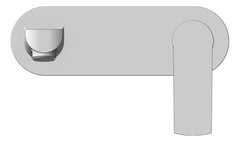 Front Image of MixerSet Wall Raymor Alpha BathBasinSet 220