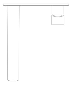 Plan Image of MixerSet Wall Raymor Alpha BathBasinSet 220