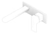 3D Documentation Image of MixerSet Wall Raymor EdgeII BathBasinSet 200