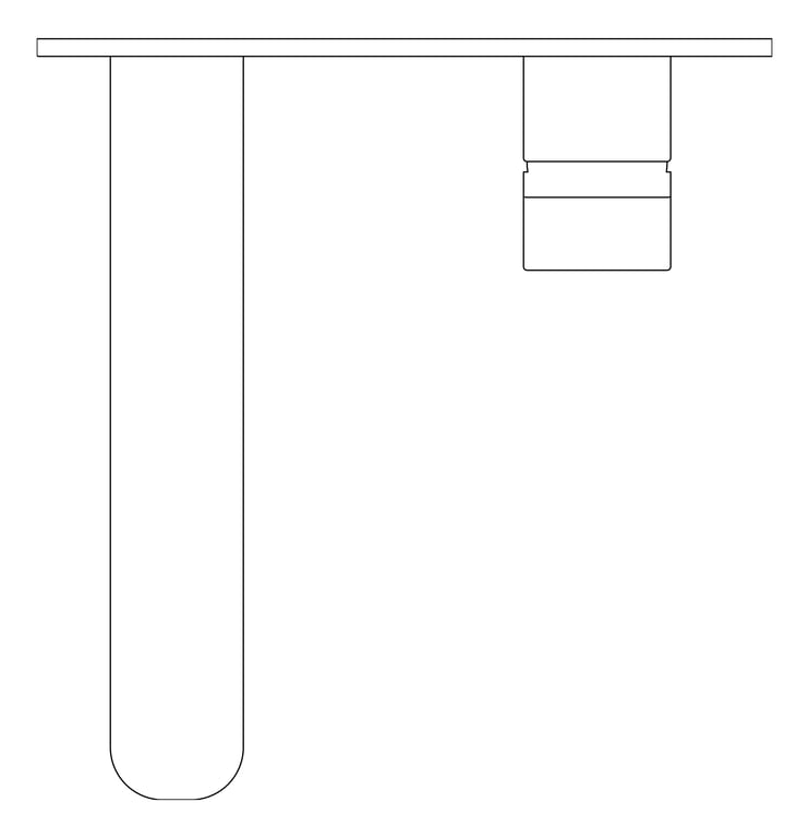 Plan Image of MixerSet Wall Raymor EdgeII BathBasinSet 200