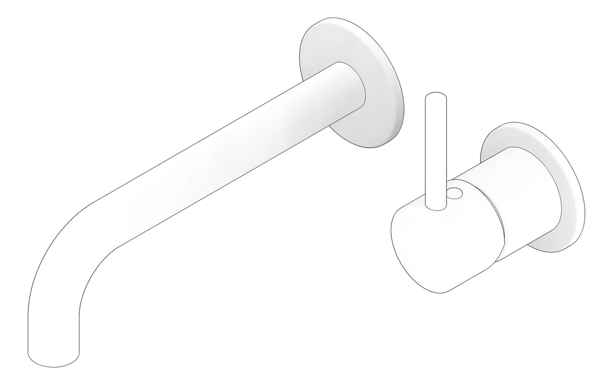 3D Documentation Image of MixerSet Wall Raymor ProjixFlip BathBasinSet 200