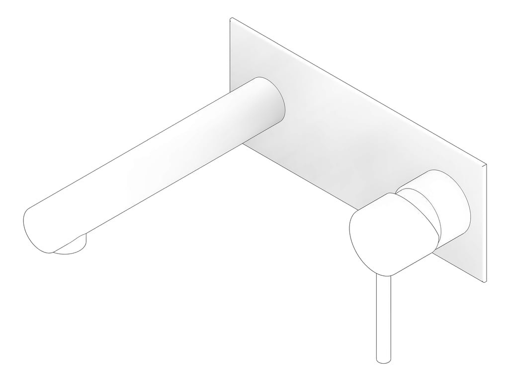 3D Documentation Image of MixerSet Wall Raymor Projix BathBasinSet 160