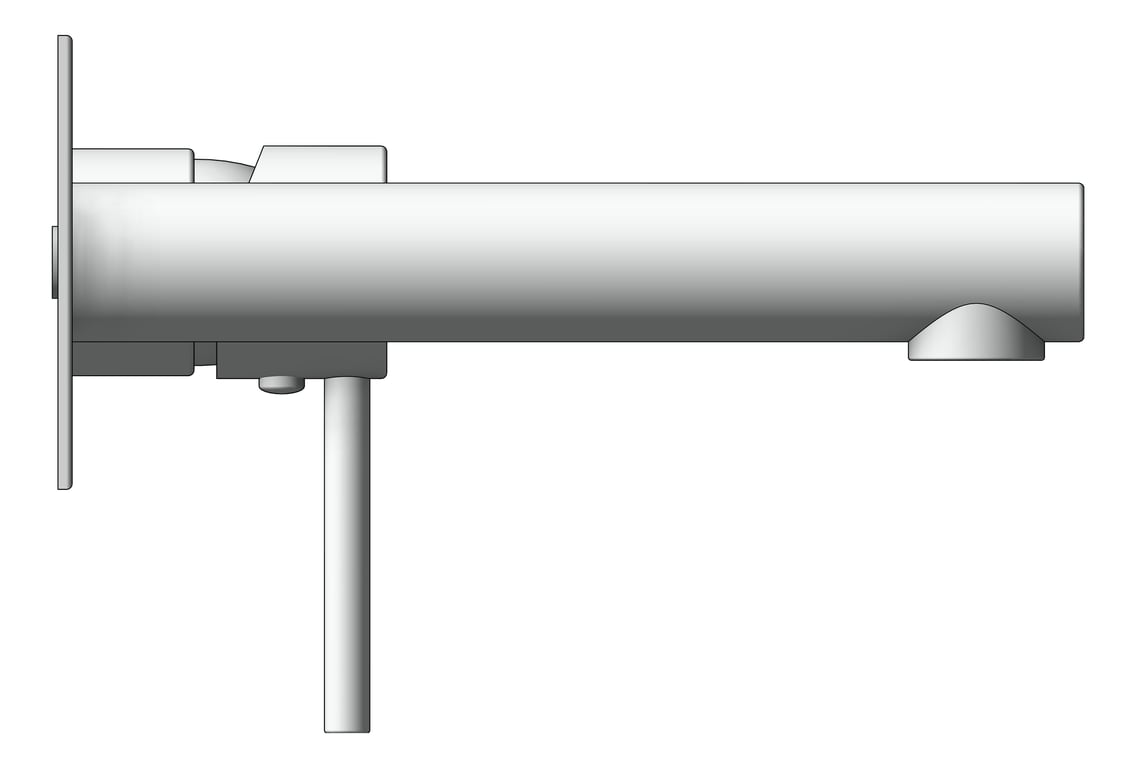 Left Image of MixerSet Wall Raymor Projix BathBasinSet 160