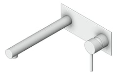 3D Shaded Image of MixerSet Wall Raymor Projix BathBasinSet 220