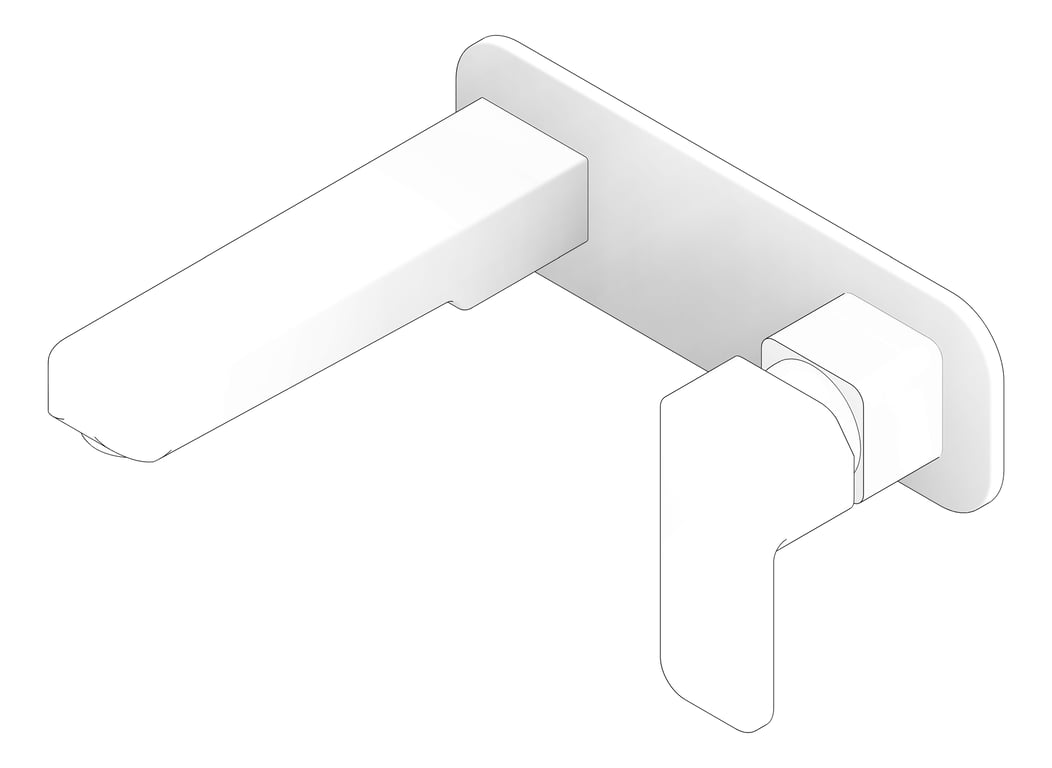 3D Documentation Image of MixerSet Wall Raymor Sigma BathBasinSet 160mm