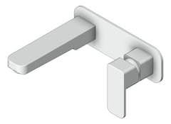 3D Shaded Image of MixerSet Wall Raymor Sigma BathBasinSet 160mm