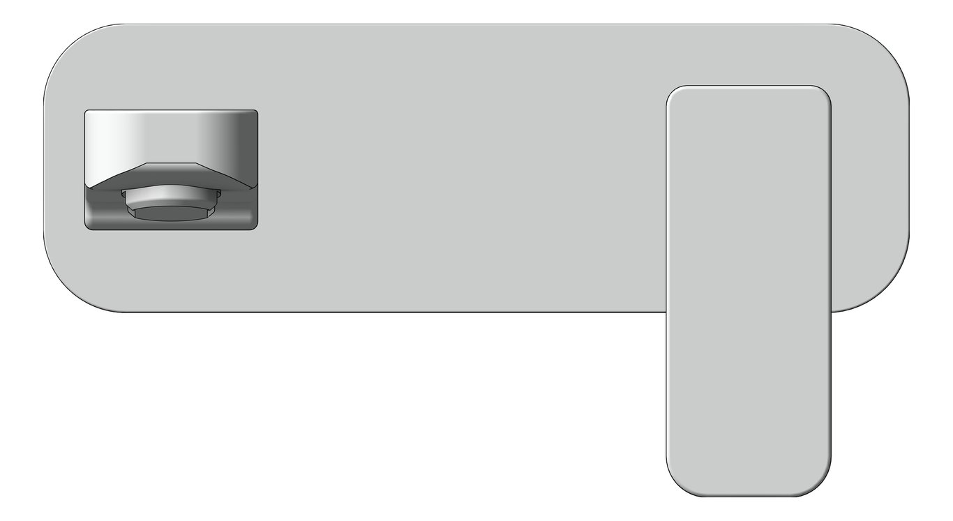 Front Image of MixerSet Wall Raymor Sigma BathBasinSet 160mm