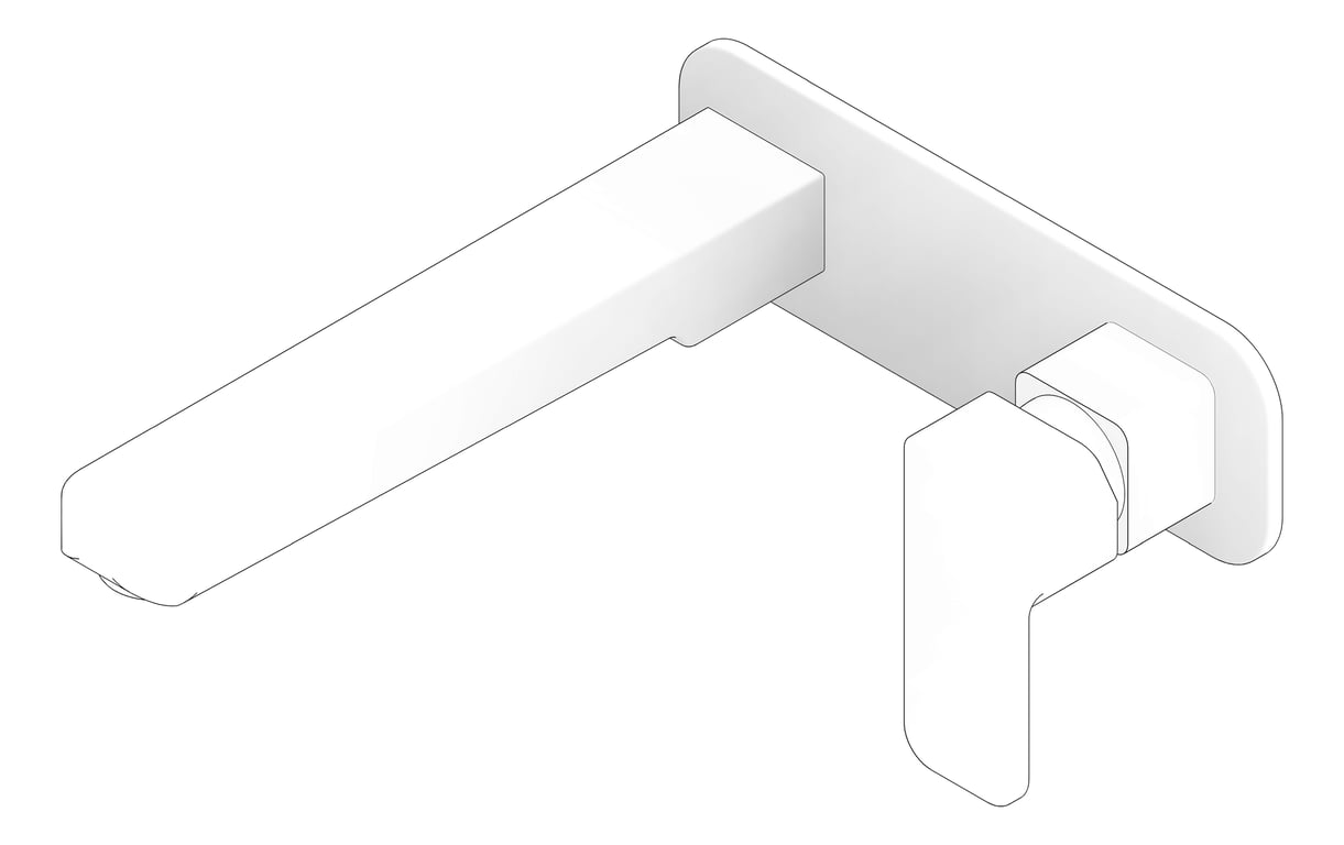 3D Documentation Image of MixerSet Wall Raymor Sigma BathBasinSet 220mm