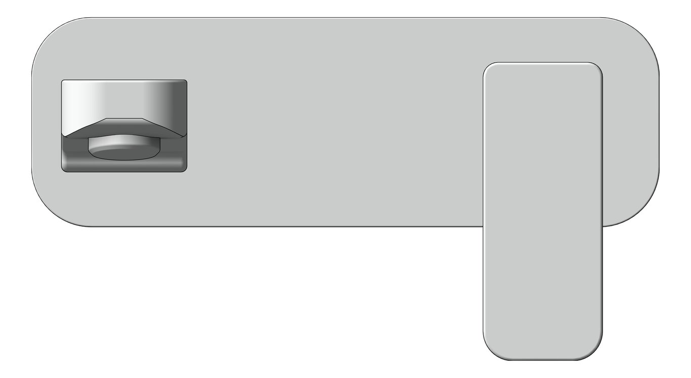 Front Image of MixerSet Wall Raymor Sigma BathBasinSet 220mm