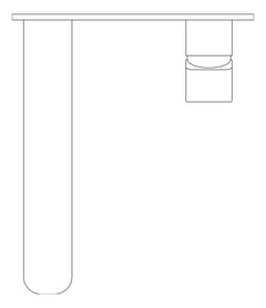 Plan Image of MixerSet Wall Raymor Sigma BathBasinSet 220mm