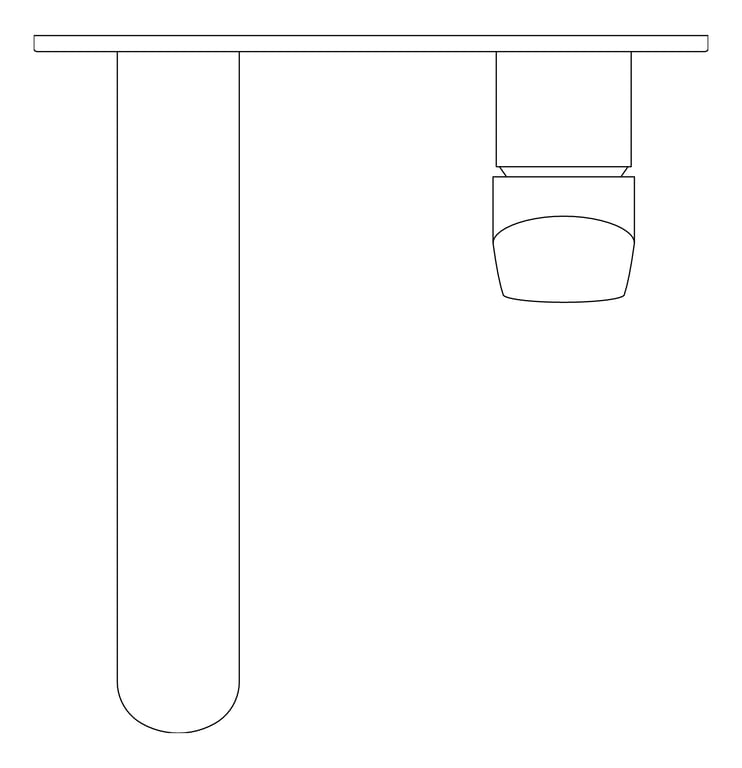 Plan Image of MixerSet Wall Raymor Winton BathBasinSet 200mm