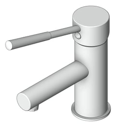 3D Shaded Image of MixerTap Basin Raymor PinLever 16Deg 35mmCartridge