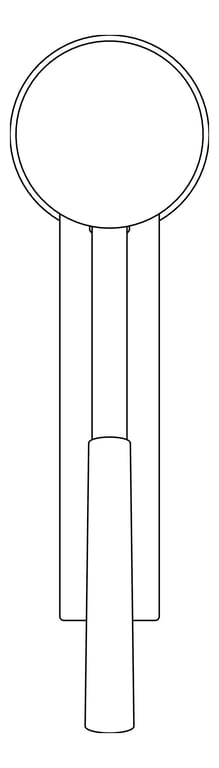 Plan Image of MixerTap Basin Raymor PinLever 16Deg 35mmCartridge