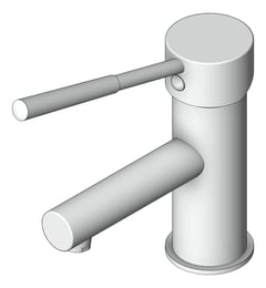 3D Shaded Image of MixerTap Basin Raymor PinLever 16Deg 40mmCartridge