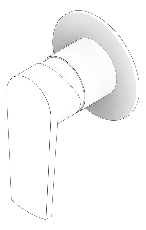 3D Documentation Image of MixerTap Wall Raymor Alpha