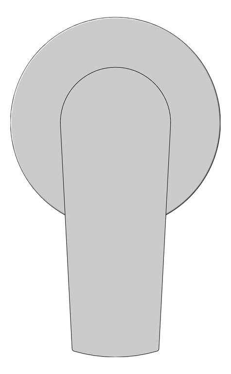 Front Image of MixerTap Wall Raymor Alpha