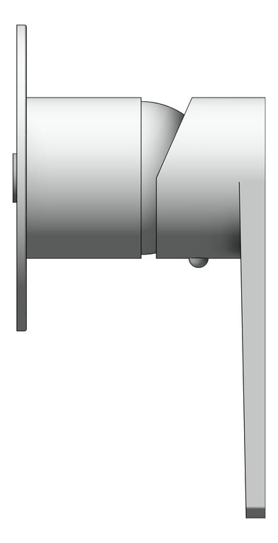 Left Image of MixerTap Wall Raymor Alpha