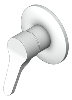 3D Shaded Image of MixerTap Wall Raymor Armada