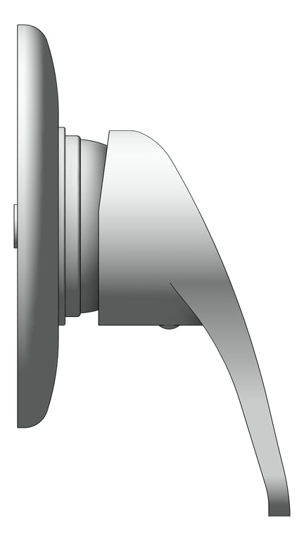 Left Image of MixerTap Wall Raymor BanjoBC