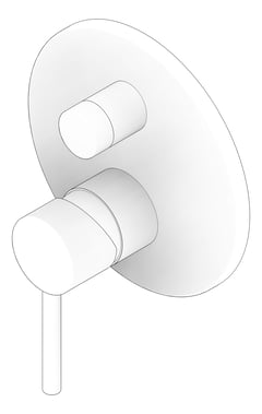 3D Documentation Image of MixerTap Wall Raymor Projix Diverter