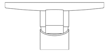 Plan Image of MixerTap Wall Raymor Projix Diverter
