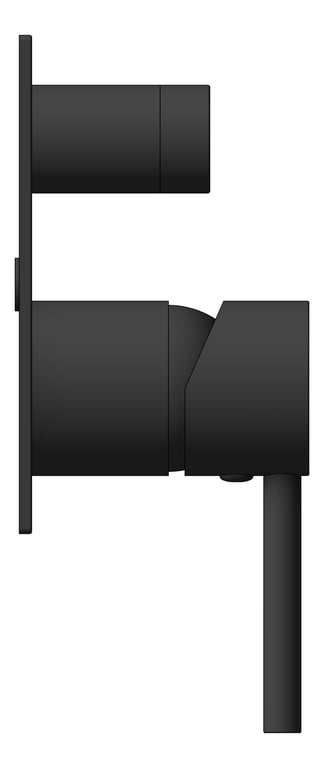 Left Image of MixerTap Wall Raymor Projix Diverter SquarePlate