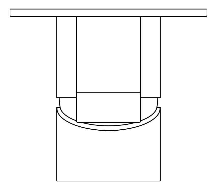 Plan Image of MixerTap Wall Raymor Projix Diverter SquarePlate