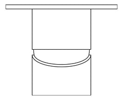 Plan Image of MixerTap Wall Raymor Projix PinLever SquarePlate