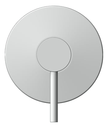 Front Image of MixerTap Wall Raymor Projix RoundPlate