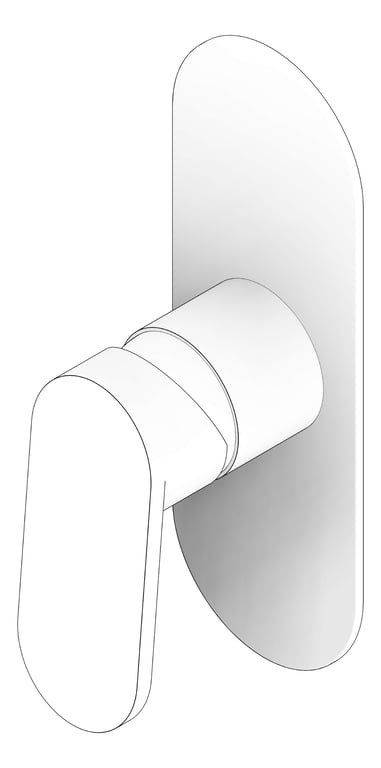 3D Documentation Image of MixerTap Wall Raymor Raven