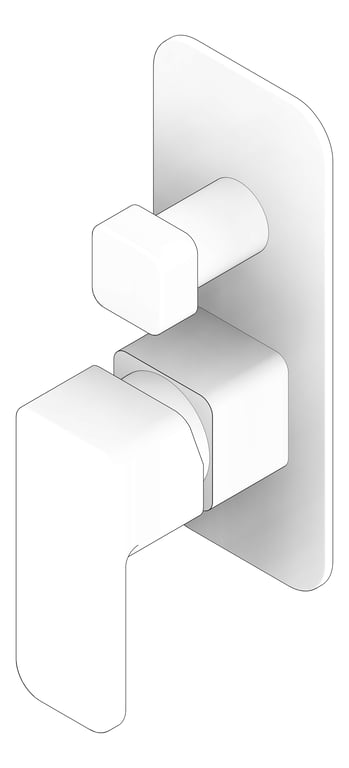 3D Documentation Image of MixerTap Wall Raymor Sigma Diverter