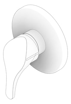 3D Documentation Image of MixerTap Wall Raymor Surrey