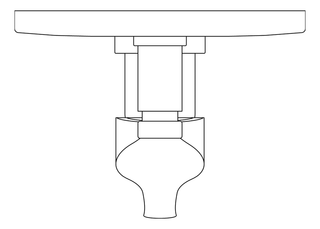 Plan Image of MixerTap Wall Raymor Surrey Diverter