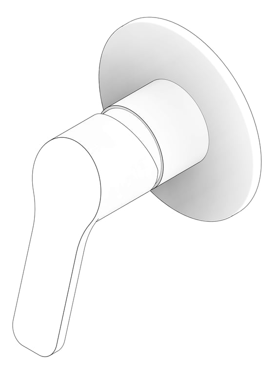 3D Documentation Image of MixerTap Wall Raymor Taylor